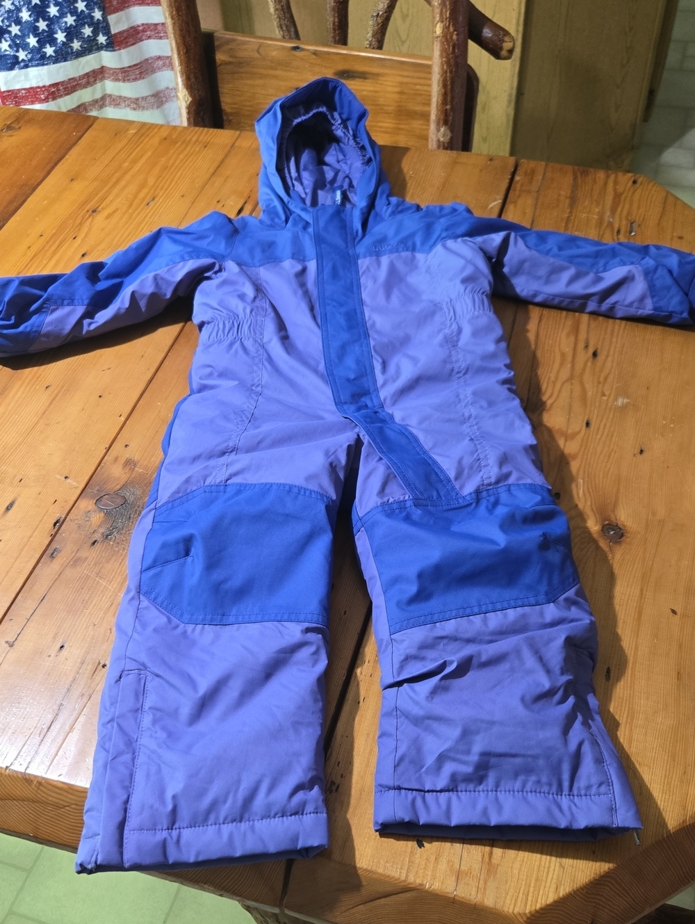 L.L. Bean Toddler Snowsuit Sz 3t with Grow Cuffs